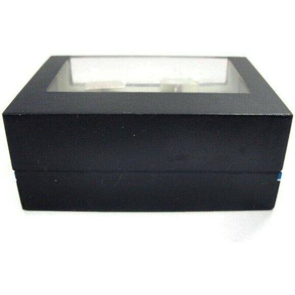 Croft & Barrow Cufflinks Silver Tone Wedding Tux Vintage IOB - Picture 4 of 16